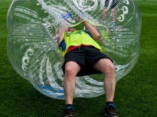 Promo Bubble Football Giant and Outdoor Games Lincolnshire