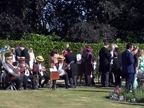 Promo Burgundy Boater Band New Orleans Jazz Band Hampshire