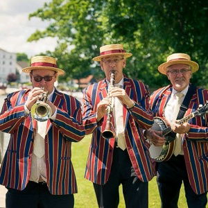 Promo Burgundy Boater Band  Hampshire