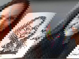 Promo Simons Caricatures Caricaturist Hertfordshire