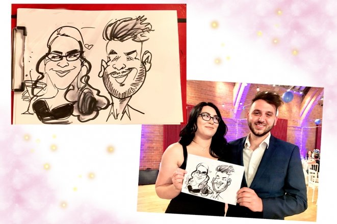 Promo Caricature Party with Rich Caricaturist Staffordshire