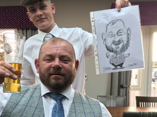 Promo Quick n Quirky Caricatures Caricaturist Swansea