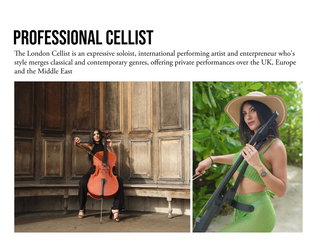 Promo London Cellist Electric Violinist Surrey