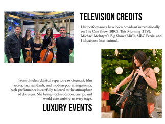 Promo London Cellist Electric Violinist Surrey