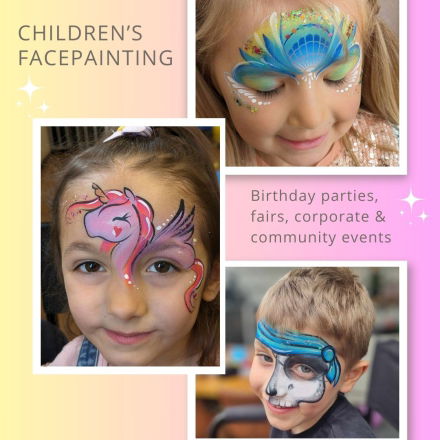 Promo Glitter Brush Creations Face Painter Surrey