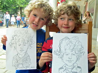 Promo Chris Caricatures Caricaturist London