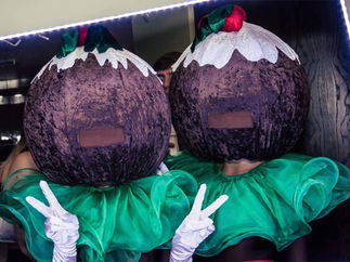 Promo Christmas Pudding Heads Christmas Characters Kent