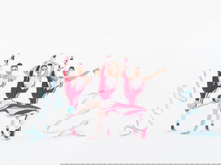 Promo Elite Rhythmic Gymnasts Circus Performer London