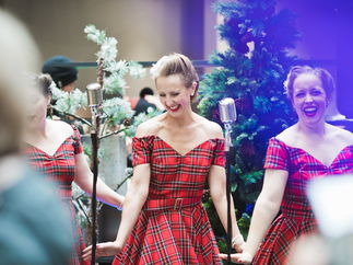 Promo Santa Babes Vocal Harmony Trio Buckinghamshire