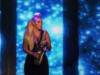 Promo Crystal Sax Swarovski Crystal Saxophonist West Yorkshire