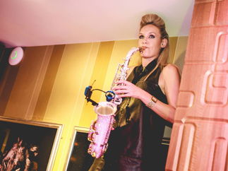 Promo Crystal Sax Swarovski Crystal Saxophonist West Yorkshire