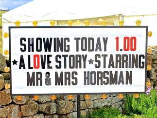 Promo The Cinema Sign Light and Prop Hire West Yorkshire