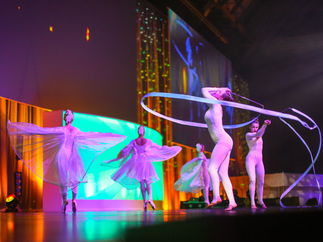 Promo Elite Rhythmic Gymnasts Circus Performer London