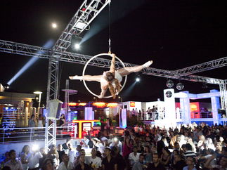 Promo Aerial Hoop Displays Circus Performer London