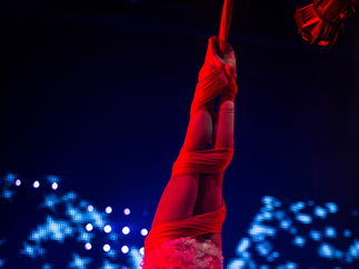Promo Aerial Silk Displays Circus Performer London