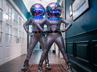 Promo Disco Ball Heads Mix and Mingle Entertainer London