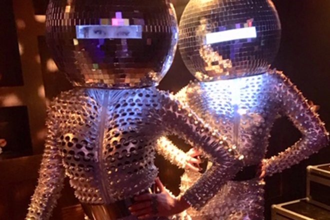 Promo Disco Ball Heads Mix and Mingle Entertainer London