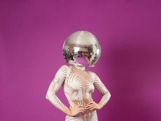 Promo Dazzling Disco Ball Heads Dancer Staffordshire