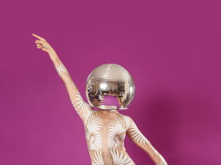 Promo Dazzling Disco Ball Heads Dancer Staffordshire