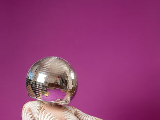 Promo Dazzling Disco Ball Heads Dancer Staffordshire