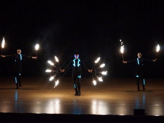 Promo LED Glow Show Circus Performer Leicestershire