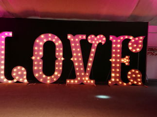 Promo Let There Be Light Light Up Letters & Love Signs Essex