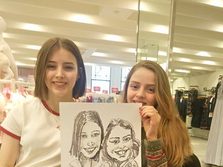 Promo Doodle Me 2 Caricaturist West Lothian area