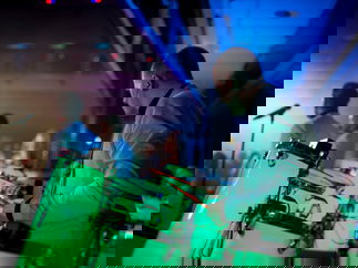 Promo All Lit Up Unique Function Band With LED Drum Kit Kent