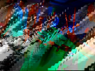 Promo All Lit Up Unique Function Band With LED Drum Kit Kent