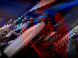 Promo All Lit Up Unique Function Band With LED Drum Kit Kent