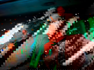 Promo All Lit Up Unique Function Band With LED Drum Kit Kent