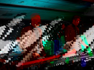 Promo All Lit Up Unique Function Band With LED Drum Kit Kent