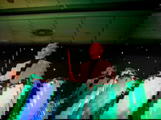 Promo All Lit Up Unique Function Band With LED Drum Kit Kent