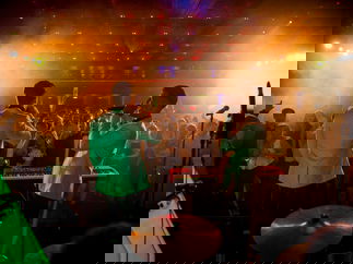 Promo All Lit Up Unique Function Band With LED Drum Kit Kent