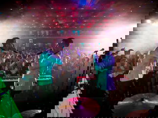 Promo All Lit Up Unique Function Band With LED Drum Kit Kent