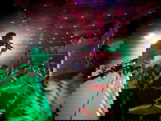 Promo All Lit Up Unique Function Band With LED Drum Kit Kent