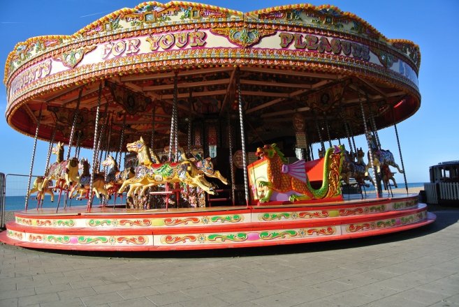 Promo Victorian Carousel Hire Fairground Ride Leicestershire