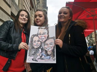 Promo Doodle Me 2 Caricaturist West Lothian area