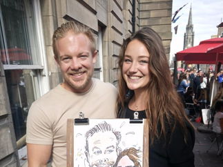 Promo Doodle Me 2 Caricaturist West Lothian area