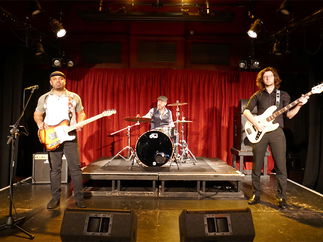 Promo Electric Blue Rock and Pop Trio West Yorkshire