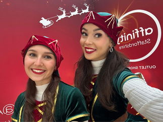 Promo Santa and His Walkabout Elves Christmas Entertainer Staffordshire