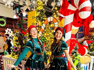 Promo Santa and His Walkabout Elves Christmas Entertainer Staffordshire