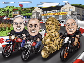 Promo Caricature Ninja Caricaturist Kent