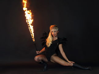 Promo Fire Performer Katriana Fire Performer. Northamptonshire