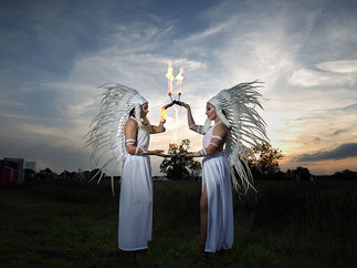 Promo Fire Performer Katriana Fire Performer. Northamptonshire