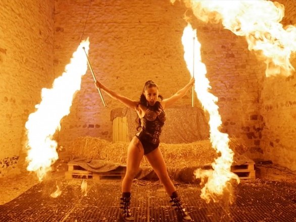 Promo Fire Performer Katriana Fire Performer. Northamptonshire