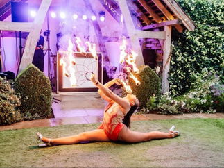 Promo Fiyre Circus Collective Stilt and Fire Performer Staffordshire