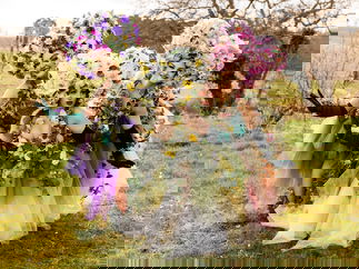 Promo Premium Flower Performers Flower Stilt Walkers and Walkabout Characters Leicestershire