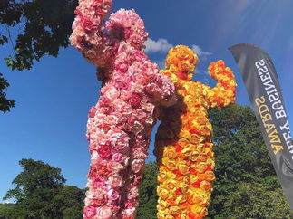 Promo Flower People Costume Character London