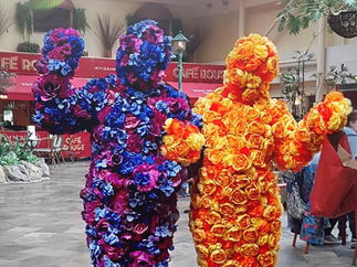 Promo Flower People Costume Character London